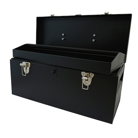 Urrea Tool Box, Steel, Black, 20 in W x 8-1/2 in D x 9-1/2 in H D6C20
